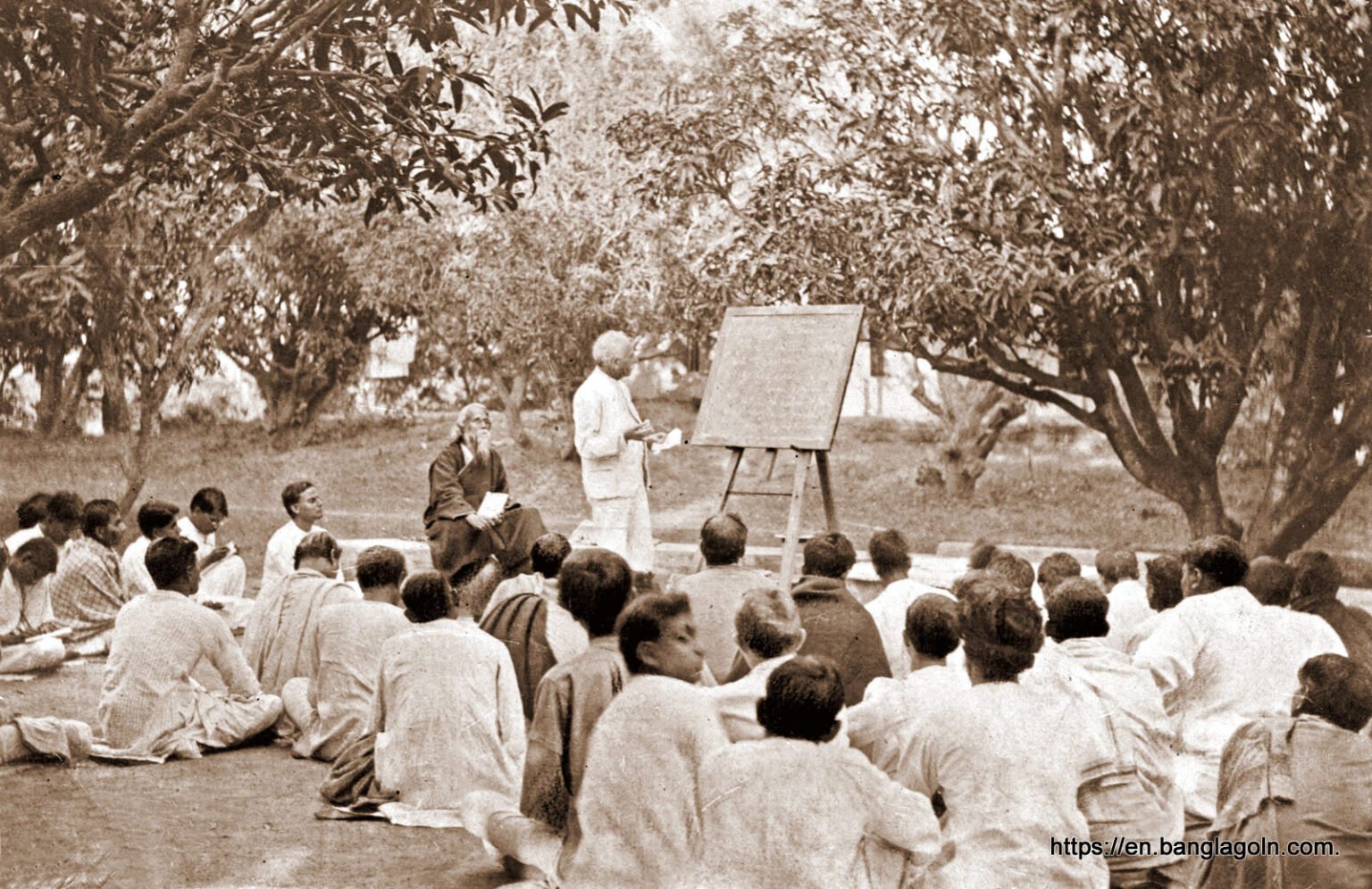 Rabindranath Tagore Classroom West Bengal Shantiniketan - Bangla ...