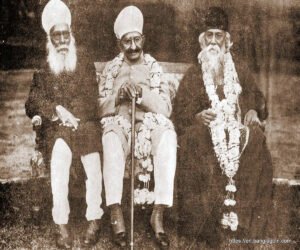 Rabindranath Tagore Sir Amin Jung Maharaja Kishen Pershad Courtesy Dr Taqi Abedi