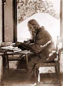 Rabindranath Tagore study Shantiniketan West Bengal