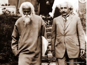 Rabindranath Tagore with Einstein