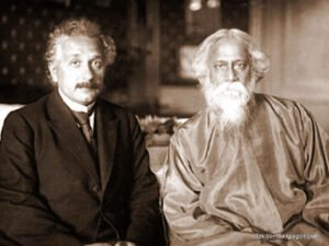 Rabindranath Tagore with Einstein